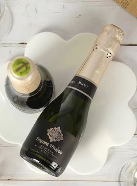 西班牙维达斯Cava起泡酒干白葡萄酒珍藏迷你小瓶mini200ml