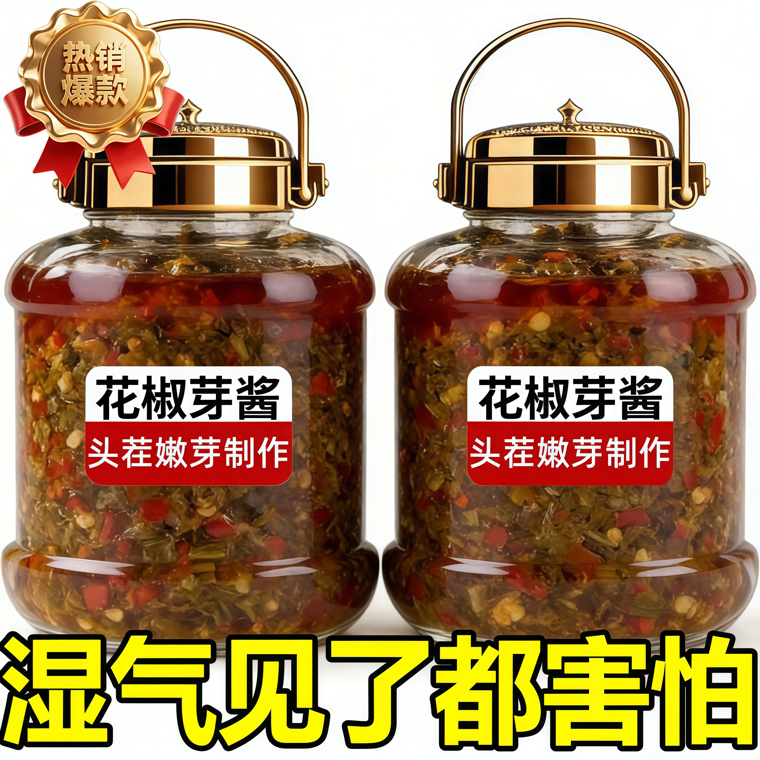 山西2025年新鲜花椒芽酱官方旗舰店拌饭酱拌面酱下饭酱调味料200g,粮油调味/速食/干货/烘焙,下饭/拌饭酱/拌饭料,淘宝优惠券,粉丝福利购,淘宝优惠卷