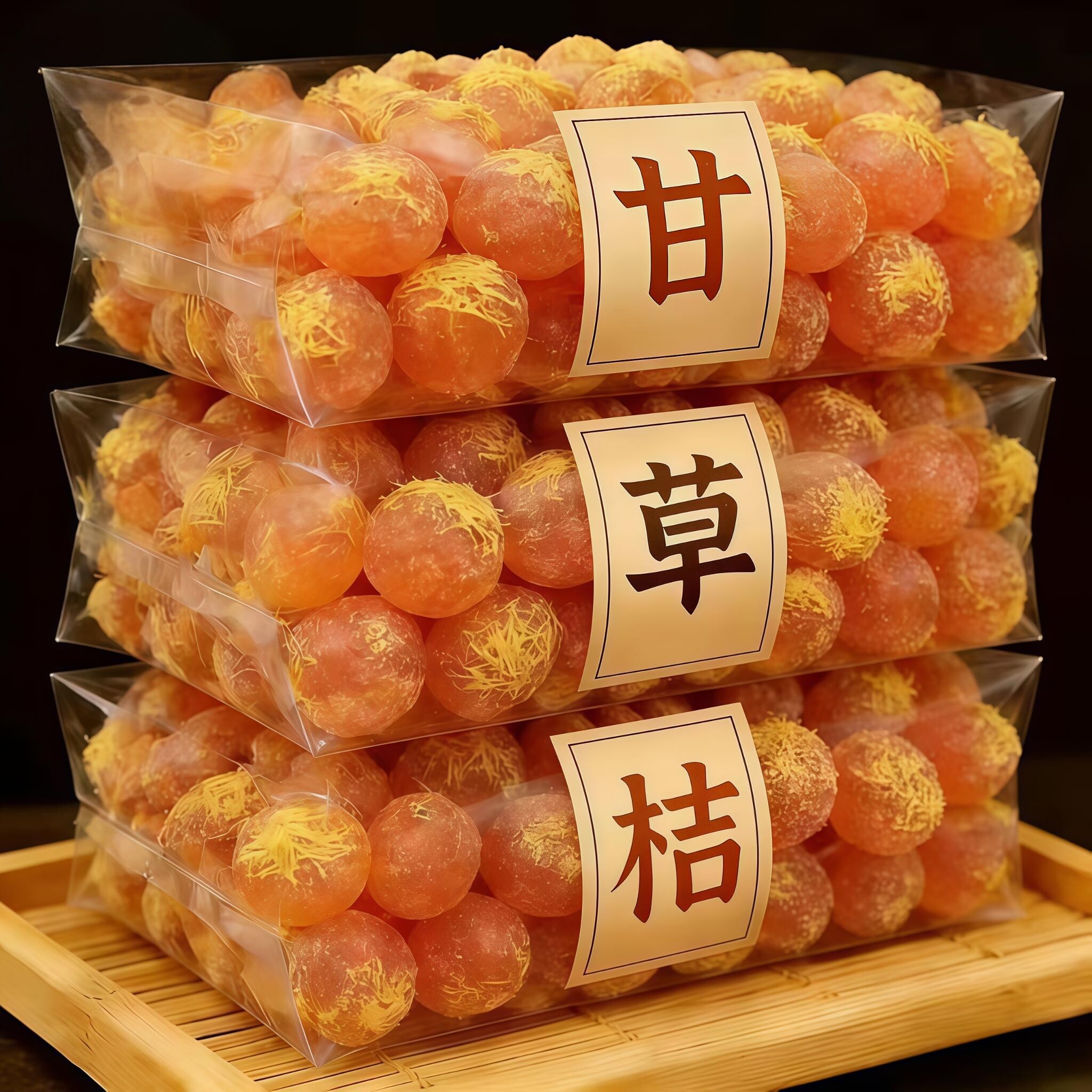 广西特产甘草金桔正宗官方旗舰店冰糖陈皮蜜饯即食橘子干果脯零食