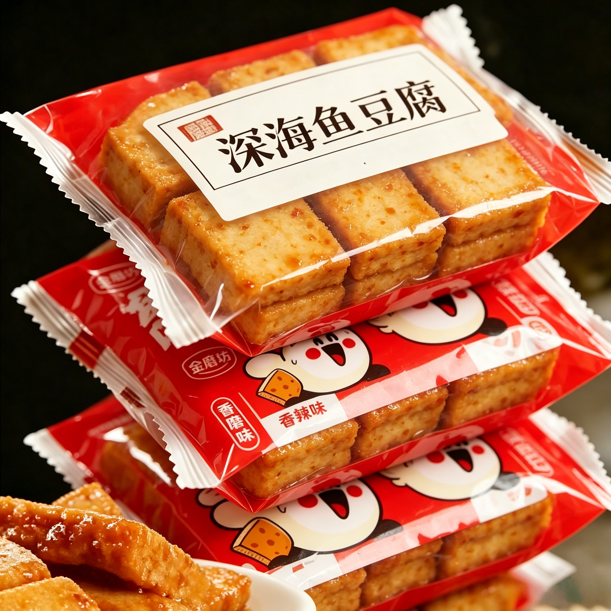 鱼豆腐小零食官方旗舰店独立包装小吃豆干即食麻辣味解馋休闲食品