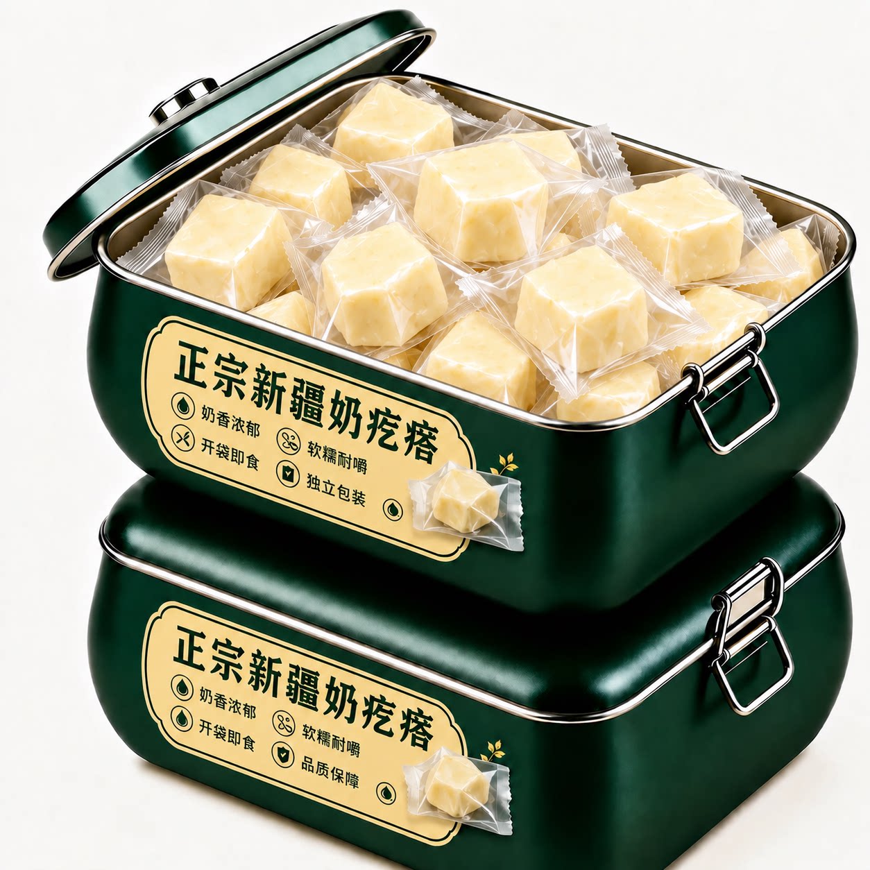 新疆特产奶疙瘩奶酪官方旗舰店手工酸奶疙瘩无糖奶醇零食独立包装