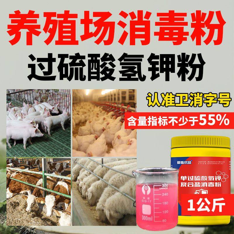 养殖场专用过硫酸氢钾复合消毒剂