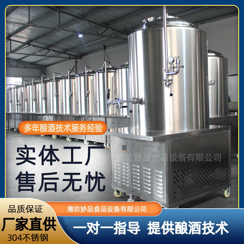 精酿啤酒设备鲜啤精酿设备304不锈钢控温储酒罐 果酒发酵罐妙品