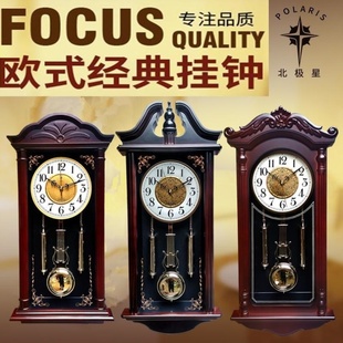 时钟大气 个性 新中式 挂钟客厅中国风复古电波钟表创意家用挂表时尚