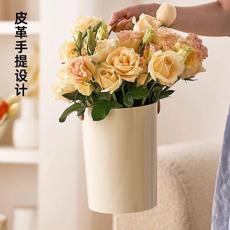 法式醒花桶透明亚克力花