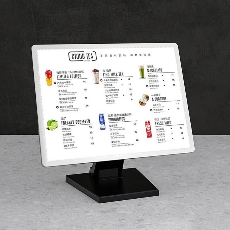 发光菜单展示牌led灯箱广告牌奶茶店吧台桌面立式点餐牌价目表