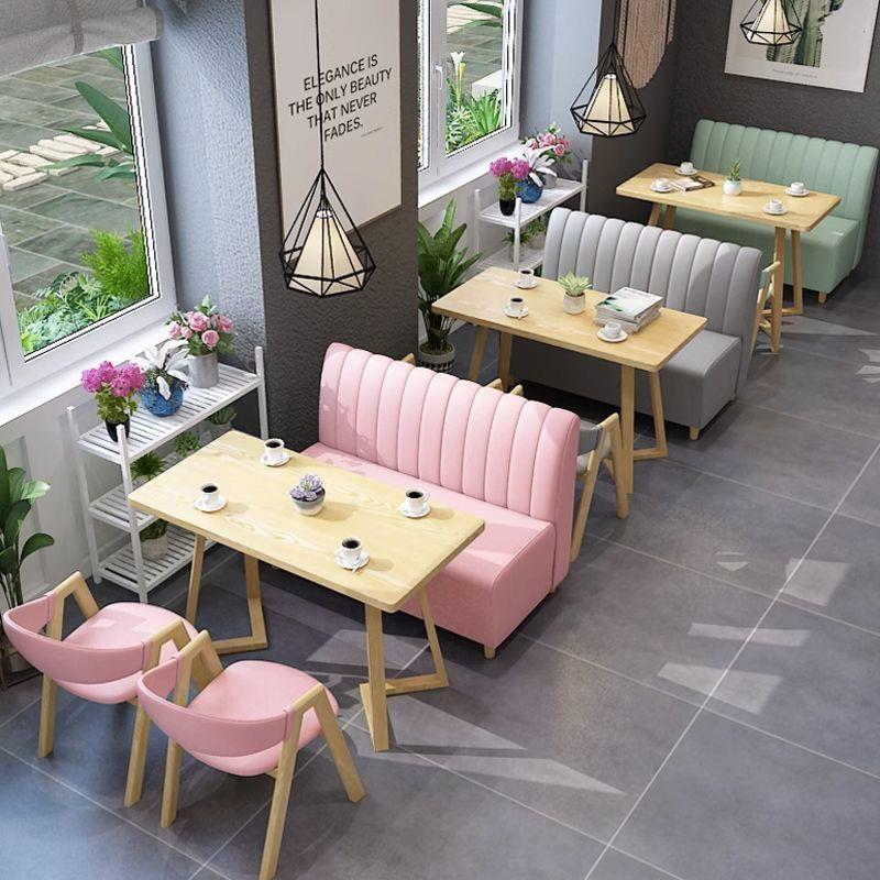 网红奶茶店桌椅休闲餐厅