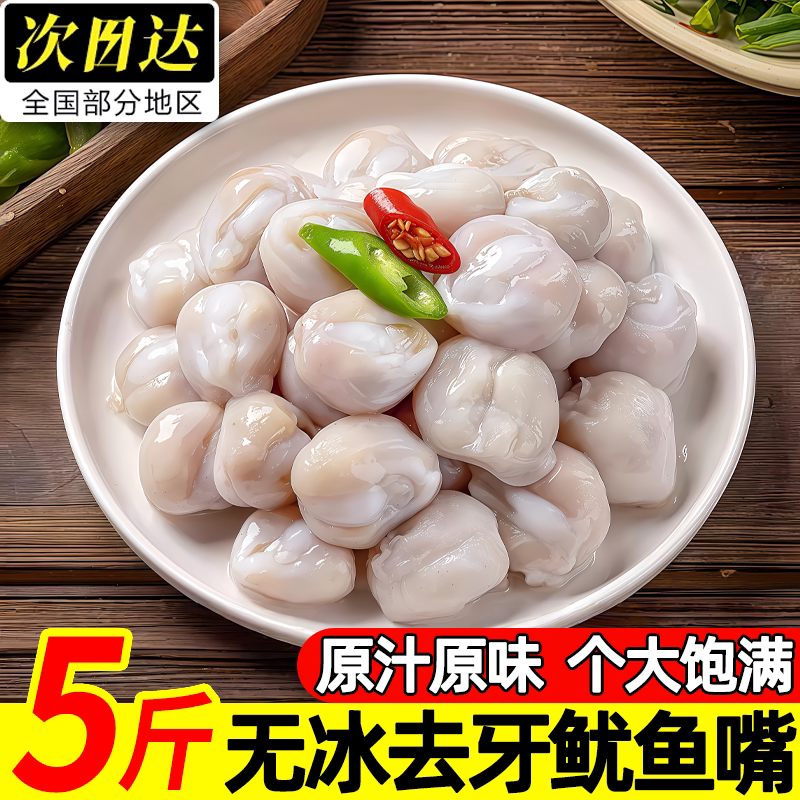 连云港冷冻无冰大号鱿鱼嘴批发