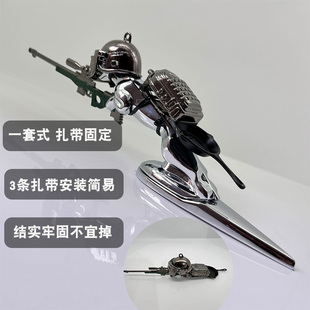 捷豹立标车标吃鸡机头盖捷豹汽车装饰摆件改装XJL-XFL-XF-XJ-XEL