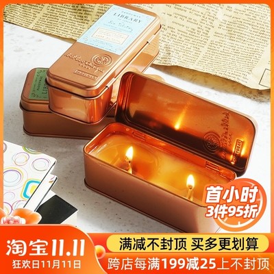 Paddywax药剂师图书馆香薰蜡烛精油香氛卧室安神浪漫礼物送老师