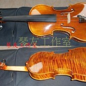 高档手工小提琴 4有视频 琴友v007 高级演奏琴4