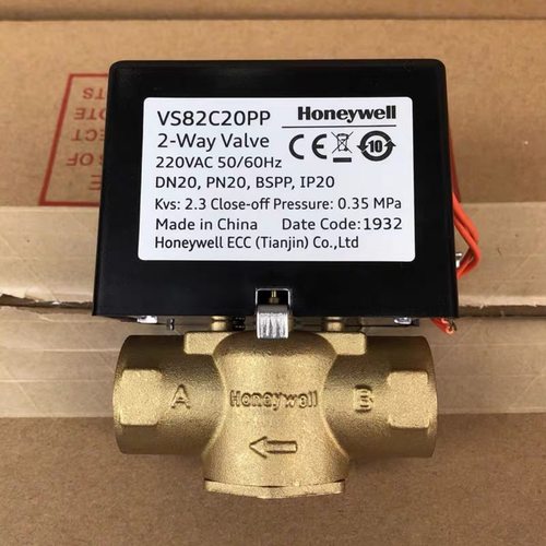 霍尼新款VS92C20PP风机盘管电动二通阀VS92C15PP  VS92C25PP 32PP