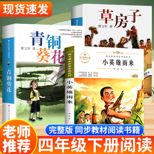 青铜葵花曹文轩原著完整版江苏凤凰少年儿童出版社文学获奖作品四年级下册课外书三至五六必读正版的课外阅读书籍青铜和奎花与书