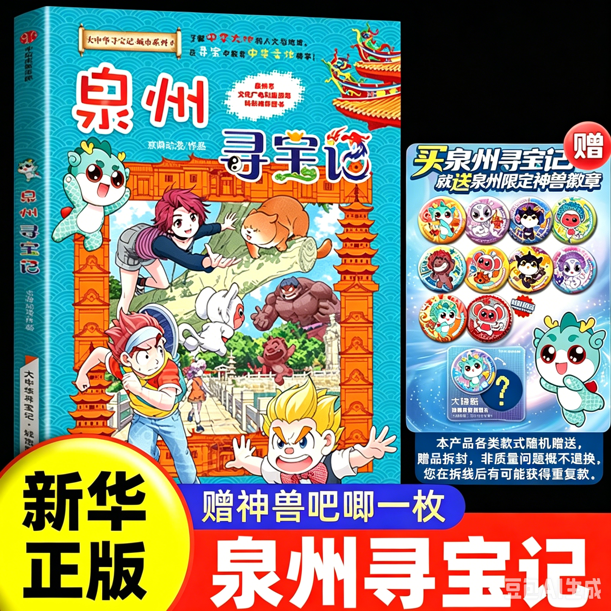 【重磅新书】泉州寻宝记新书上新福建寻宝记 大中华寻宝记全套33册漫画书系列32宁夏吉林寻宝记山西内蒙古吉林北京上海山东新疆