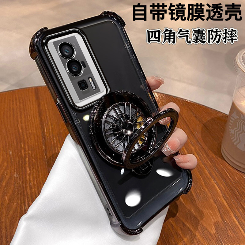 redmiK60手机壳电镀硅胶保护套