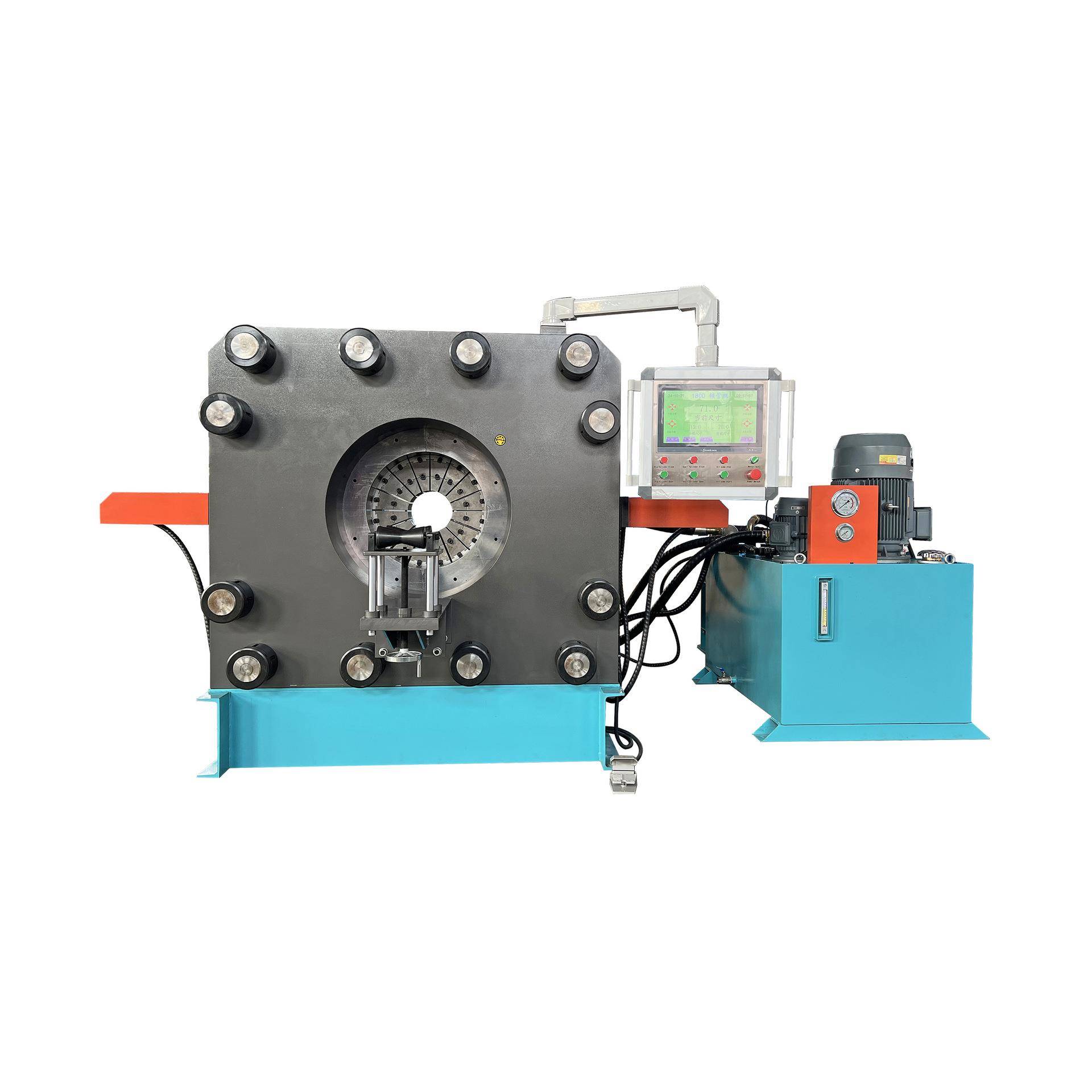 厂家销售DSG-680D锁管机立式液压扣管机胶管电动锁管机立卧两