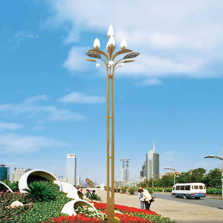 莲花中华灯户外6米8米10米12米15米广场景观道路超亮led高杆灯