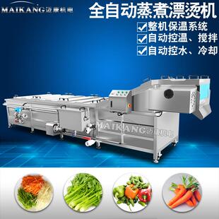 蒸汽烫流线 连续式 应漂苹果片供漂烫机 商用山楂蒸QOG煮设水备