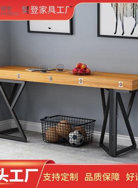 约餐桌小户型12064简家用可折叠桌松木长桌移动对实木异形折饭条