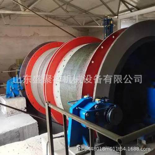 单缠绕式用矿井提升机 变频电控 操绳作方便JTP1绞.2x1P矿提sjx02