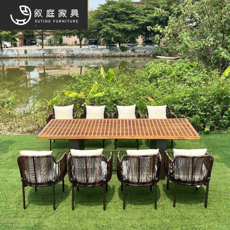 户简约区藤编椅子室外别墅木庭院景实茶桌22-7-30-外防水防晒桌椅,商业/办公家具,商用藤编家具,淘宝优惠券,粉丝福利购,淘宝优惠卷