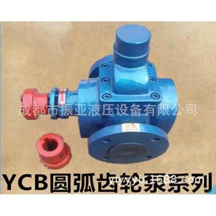 齿自 圆弧齿轮油泵YCB2.5 轮泵0.6润滑吸泵 增压泵 燃油泵无品牌