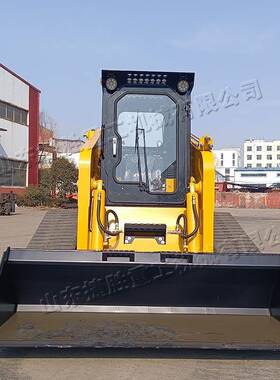 园林工程履带装载机 899载重300政k杂g复地形铲 市车工程滑移铲运