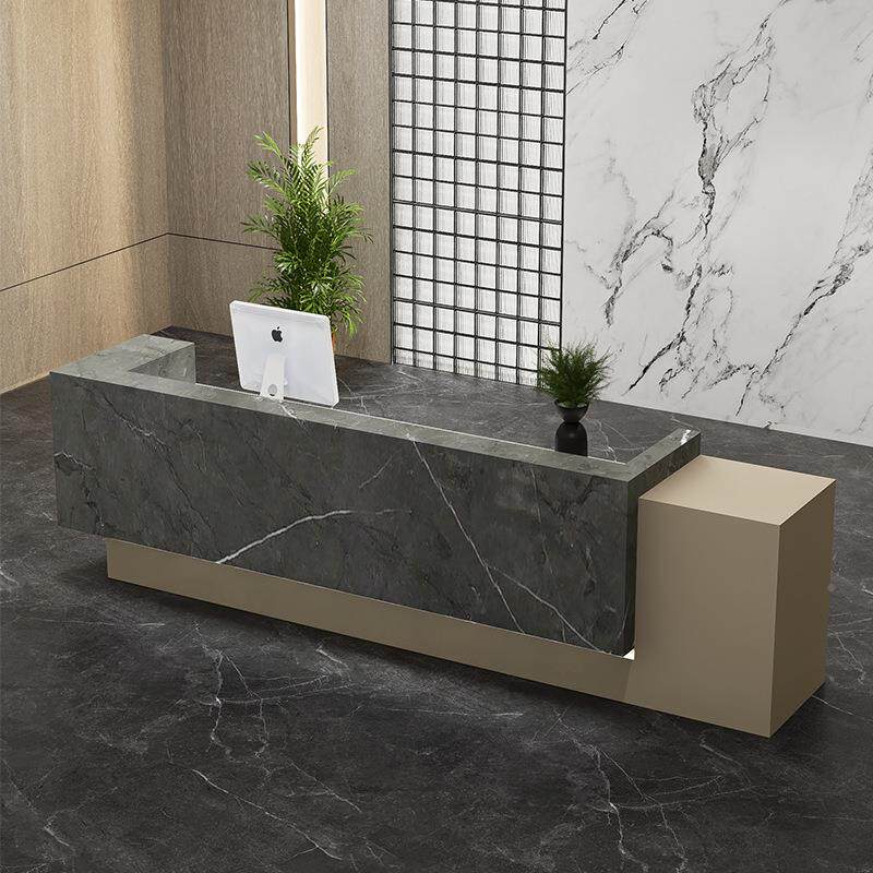 公司前台约接待台吧台服超市店装铺简易小型收银简台现代柜台