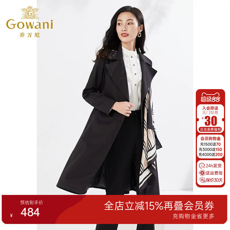 商场中长款风衣乔万尼