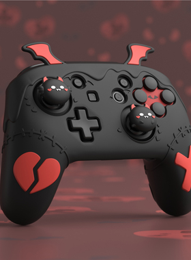 PlayVital派唯酱酷炫哥特款SwitchPro手柄保护套硅胶全包手柄配件