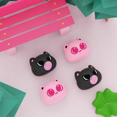 PlayVital可爱卡通硅胶摇杆帽