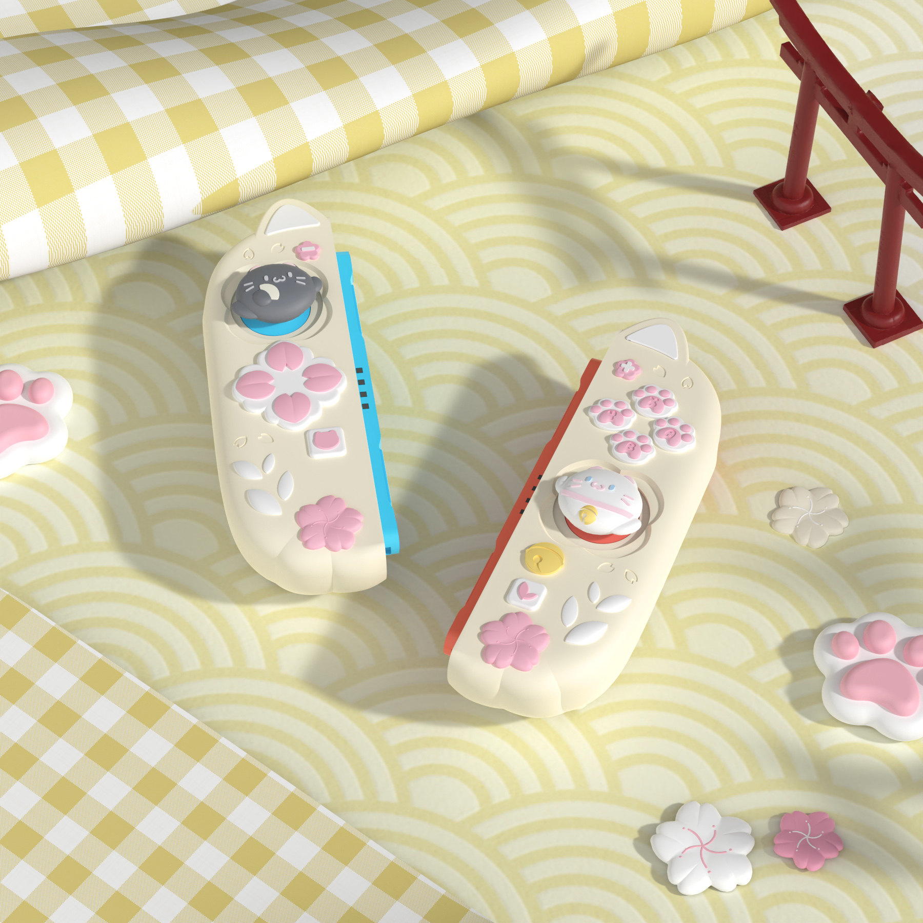 派唯酱ns2手柄握把保护和风猫咪