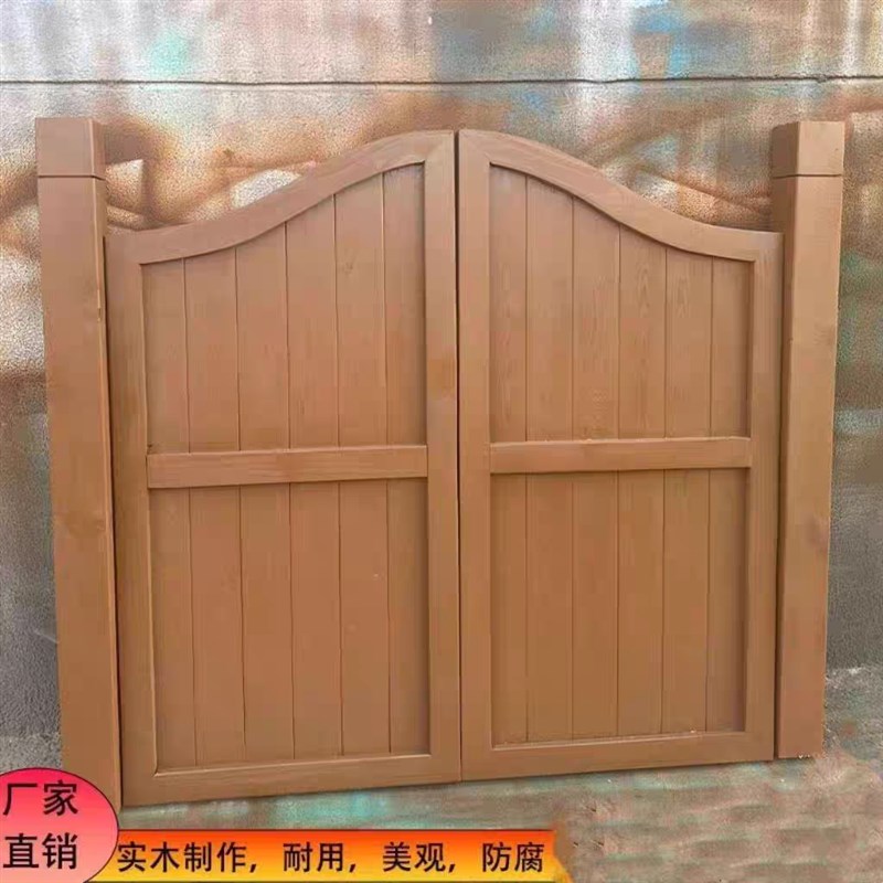 防腐木门庭院木栅栏门花园门小门篱笆门半腰门户外围栏室内院子门