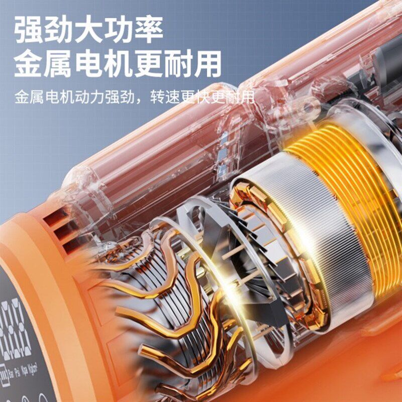 车载充气泵打气泵汽车用可携式轮胎打气筒小轿车用双缸电动加气泵