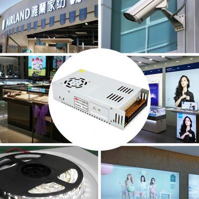 LED开关电源12V 33A 400W打气充气泵电源灯条灯箱监控直流变压器