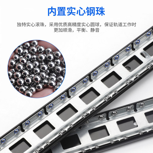 上翻门隐藏回旋门轨道橱柜衣柜侧装插入式口袋门伸缩滑轨五金配件