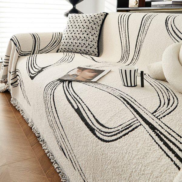 北欧毛绒沙发巾专用加厚沙发套一整张全盖人沙发盖布防滑沙发垫,居家布艺,沙发垫,淘宝优惠券,粉丝福利购,淘宝优惠卷