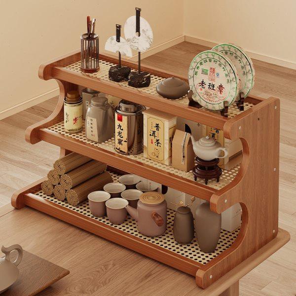 塑藤置物架公室绿植飘窗阳台沥水小花架多层阶梯式桌面展示架,收纳整理,阳台置物架,淘宝优惠券,粉丝福利购,淘宝优惠卷