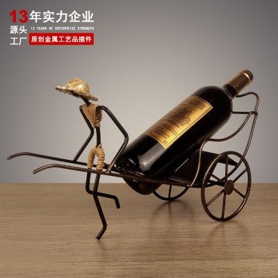 居家典雅 怀旧中国风复古黄包车摆件铁艺酒架工艺品居家装饰摆设,饰品/流行首饰/时尚饰品新,摆件,淘宝优惠券,粉丝福利购,淘宝优惠卷