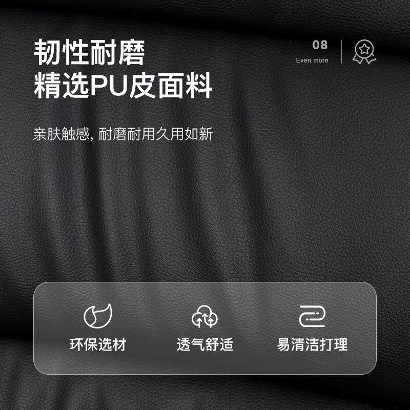 家用会议椅电脑椅弓形脚钢架皮质舒适人体工学职员办公会议椅子