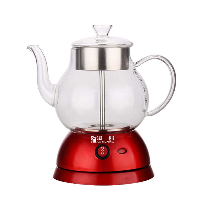 淘一郎煮茶壶多功能养生蒸茶器加厚玻璃煮茶器蒸煮电热安化黑茶壶