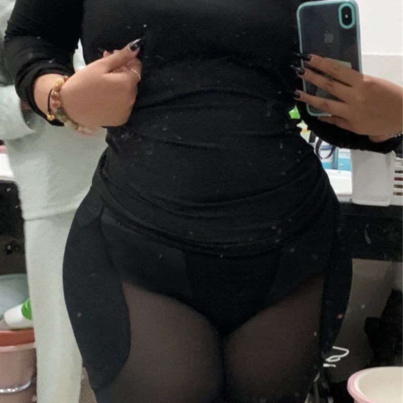 Lilith-欧美款-提臀裤女假屁股蜜桃臀打底塑身裤大码翘臀丰臀收腹