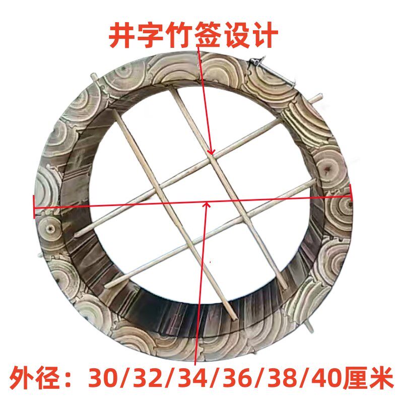 碳化加厚杉木圆桶格子蜂箱蜂桶中蜂土养诱蜂养蜂箱圆形蜜蜂箱包邮