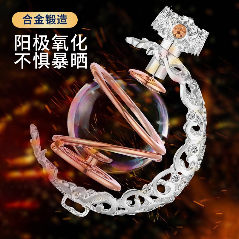太阳能旋转汽车后照镜挂件汽车香水车载香薰汽车饰品创意挂件汽车