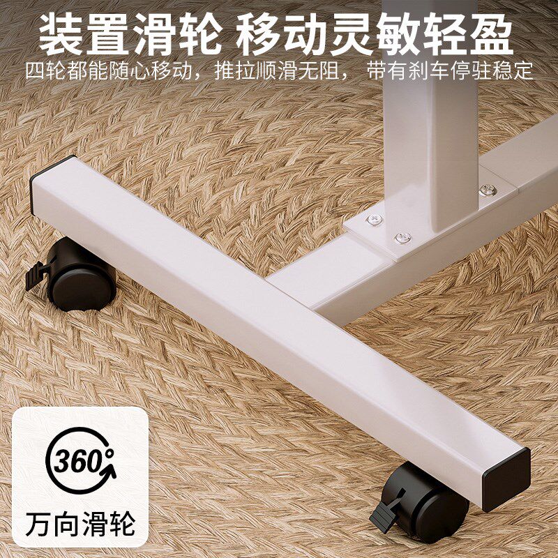可升降床边桌家用卧室小型电脑桌工作台多功能可折叠翻转移动桌子