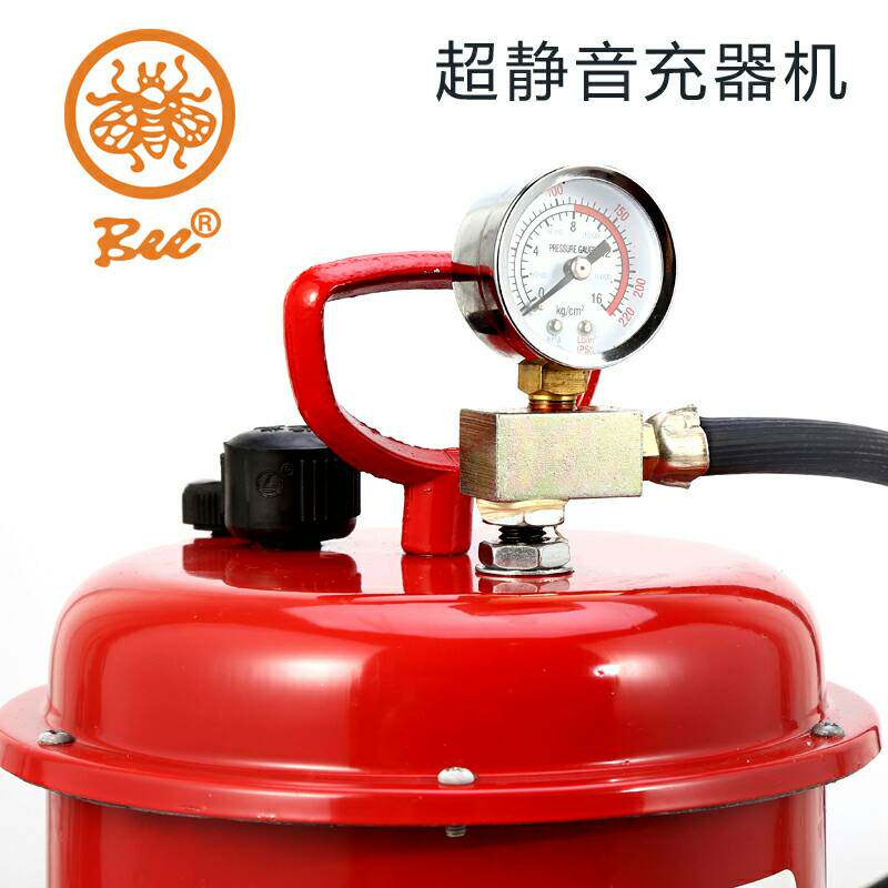 蜜蜂静音充气泵220V蓝球足球气球电动车摩拖车自行车汽车打气包邮