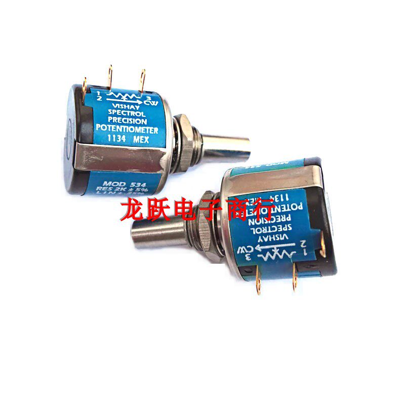 美国Vishay原装进口MOD534-1-1-1k2k5K10k20K100K多圈线绕电位器