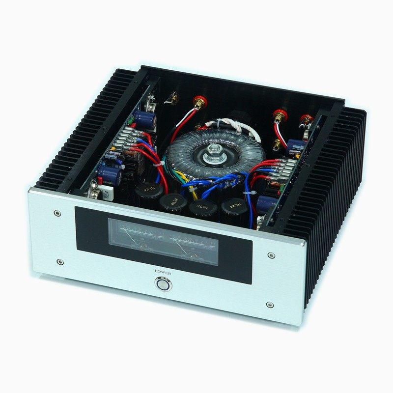 HiFi发烧级后级功放机 M81纯后级功放机 金封管甲类功放 家用大功