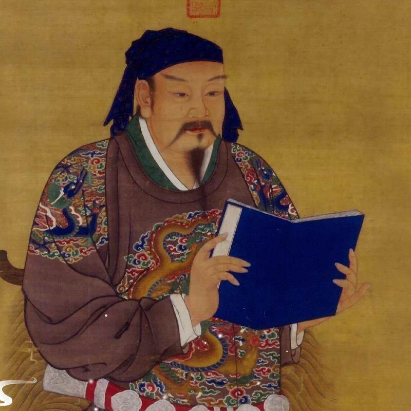 精忠岳飞神像供奉画像挂画丝绸装饰画卷轴画客厅玄关画堂屋家神画