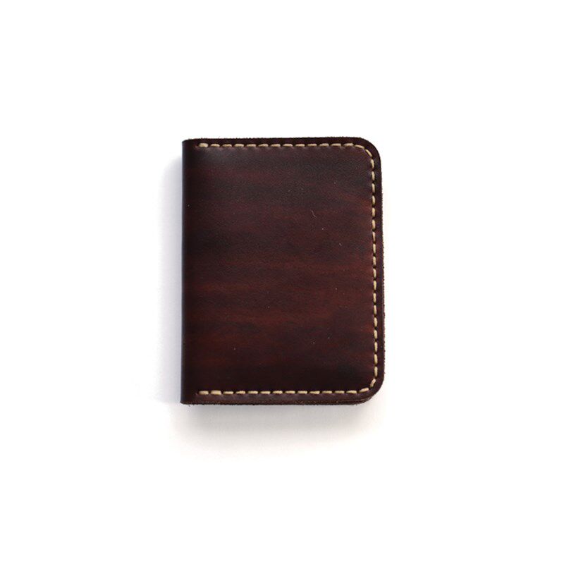 LEATHER森牛皮复古手工皮具diy卡包驾照包钱夹礼物材料包手缝自制